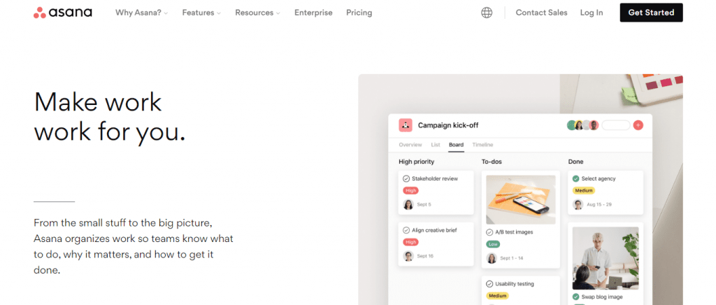 5 BEST TOOLS FOR YOUR PROJECT MANAGEMENT 3 Project Management Asana - tool for your project management